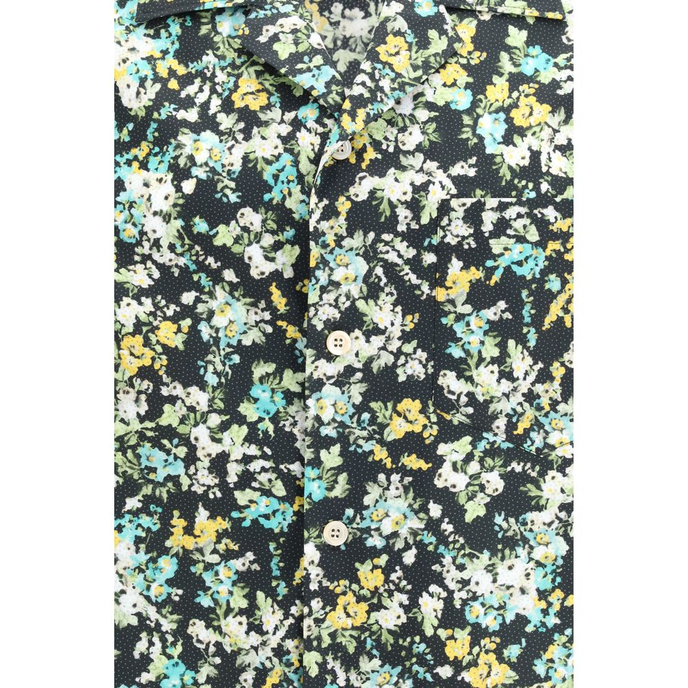 Valentino Cotton Poplin Floral Shirt