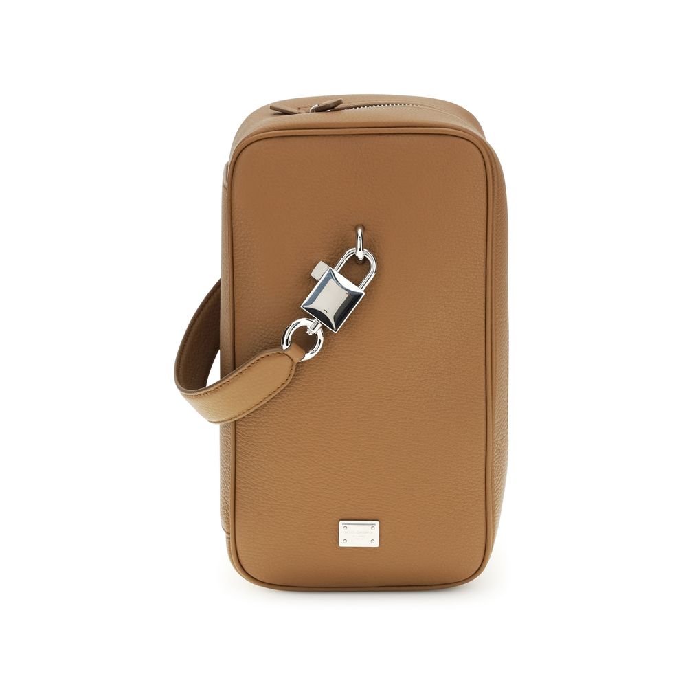 Brown Calf Leather Bos Taurus Handbag mens luxury fashion - Mens Edit