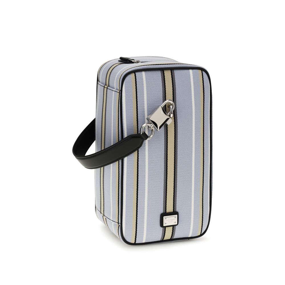 Dolce & Gabbana Cotton Jacquard Handbag in Blue