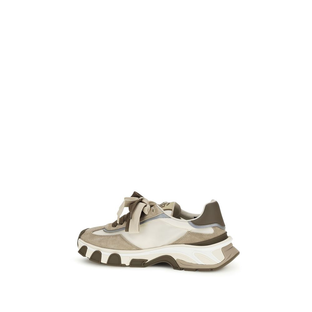 Dolce & Gabbana Calf Leather Sneakers in Multicolor
