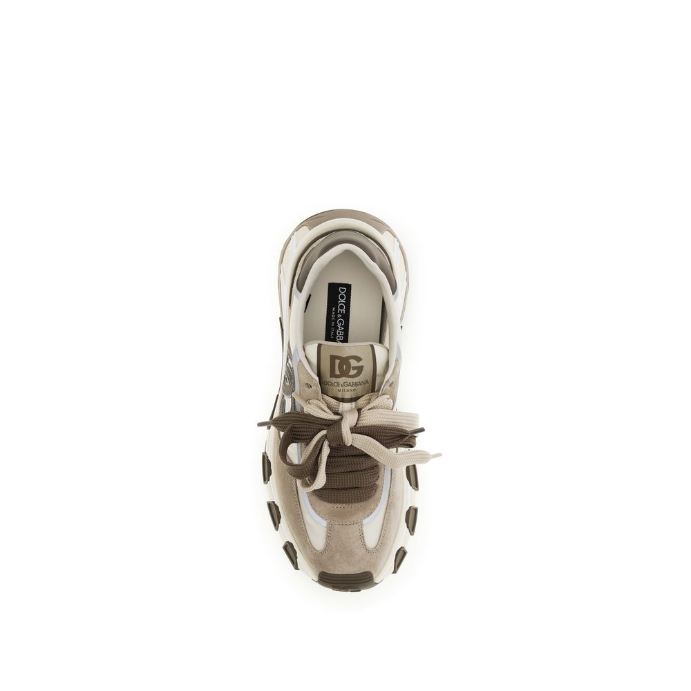 Dolce & Gabbana Calf Leather Sneakers in Multicolor