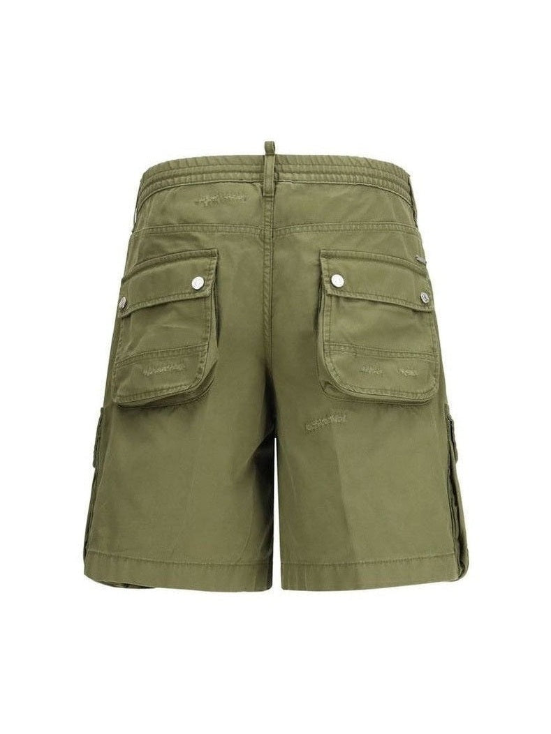 DSQUARED2 Bermuda Shorts Cotton Drawstring