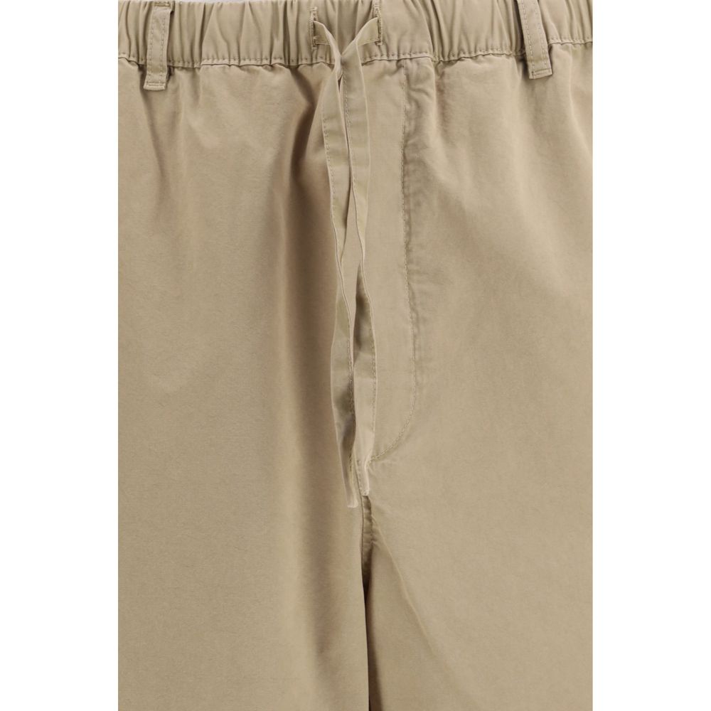 Ferragamo Βαμβακερό Stonewashed Chinos σε Μπεζ