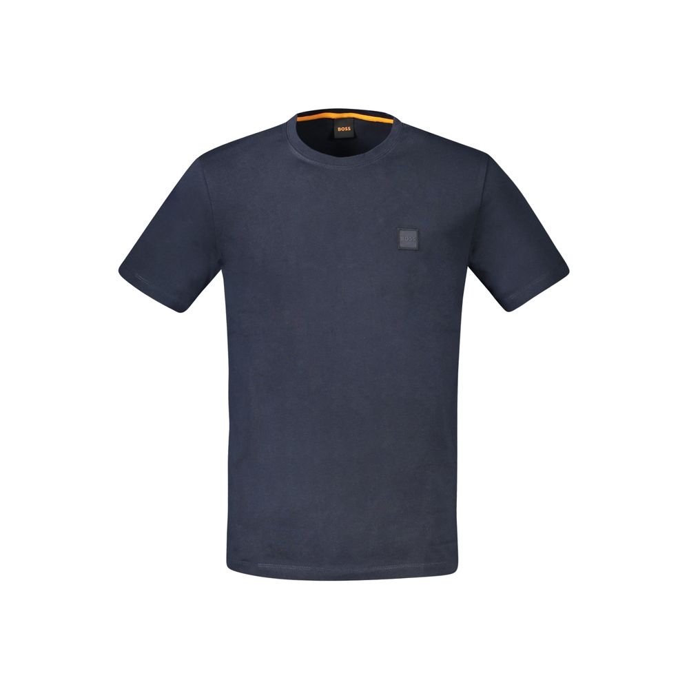 Hugo Boss Βαμβακερό T-Shirt σε Μπλε