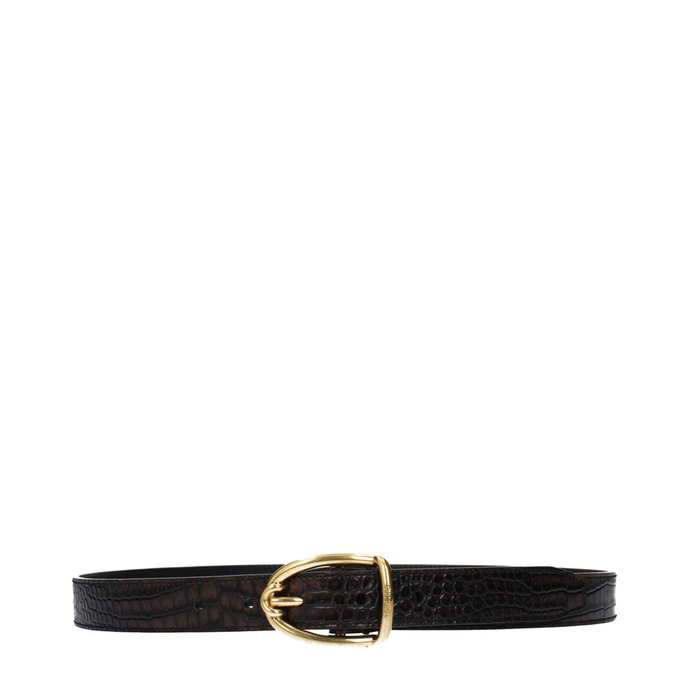Tom Ford Full-Grain Leather Belt in Brown