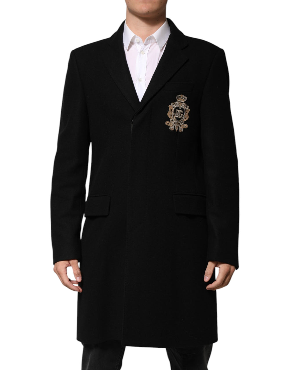 Dolce & Gabbana Virgin Wool Blazer in Black