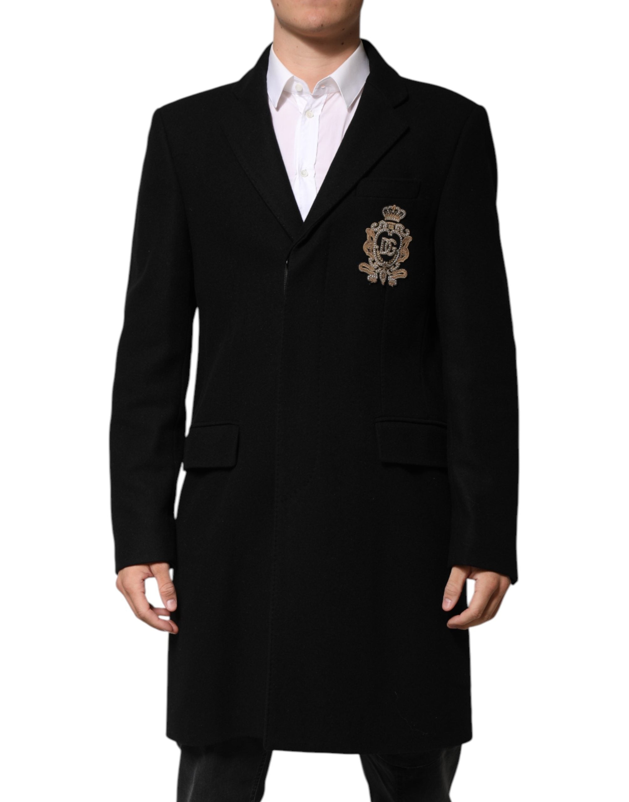 Dolce & Gabbana Virgin Wool Blazer in Black
