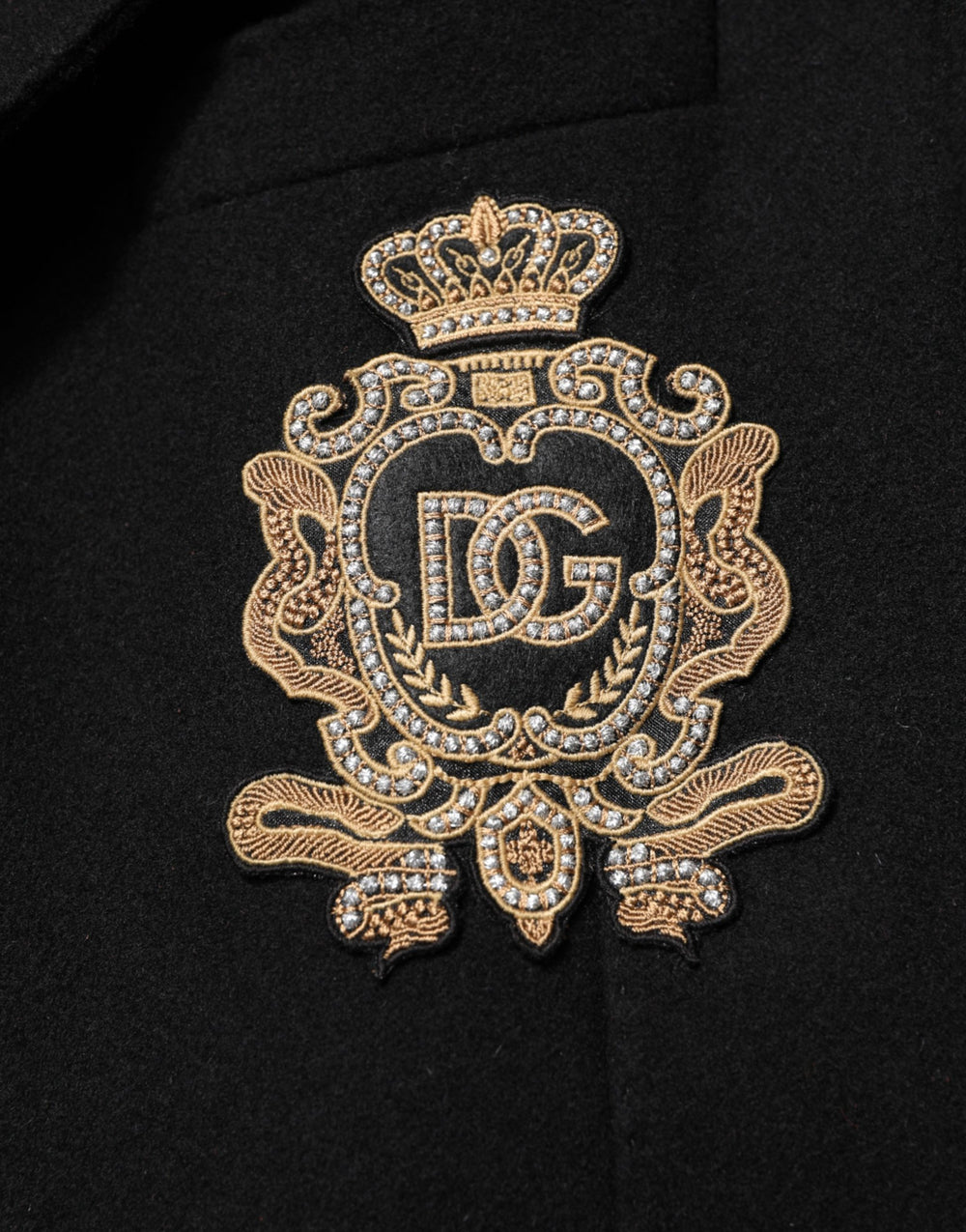 Dolce & Gabbana Virgin Wool Blazer in Black