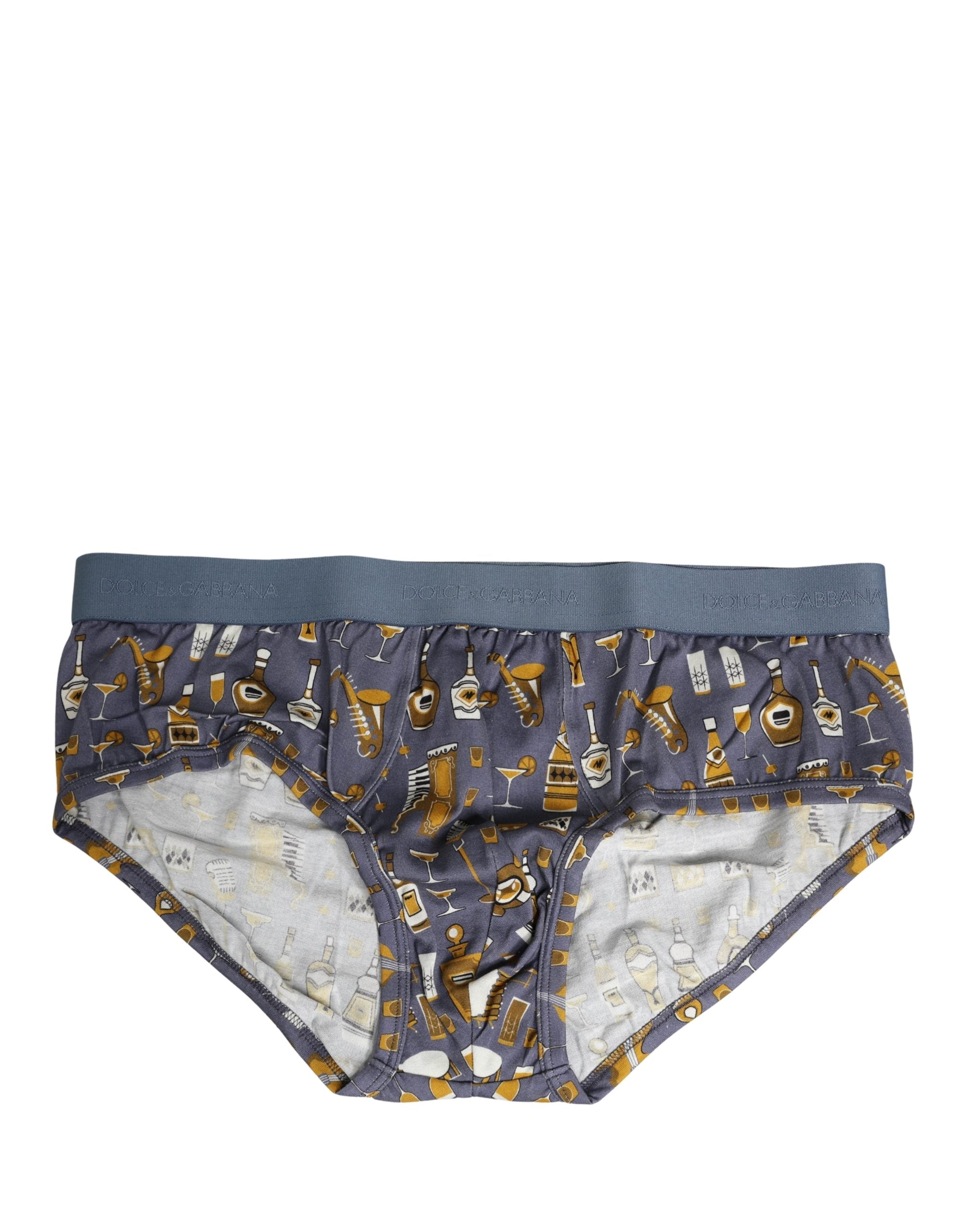 Dolce & Gabbana 100% Cotton Brando Brief in Grey