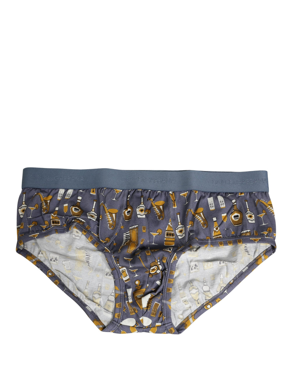 Gray Jazz Cocktail Men Brando Brief Underwear mens luxury fashion - Mens Edit