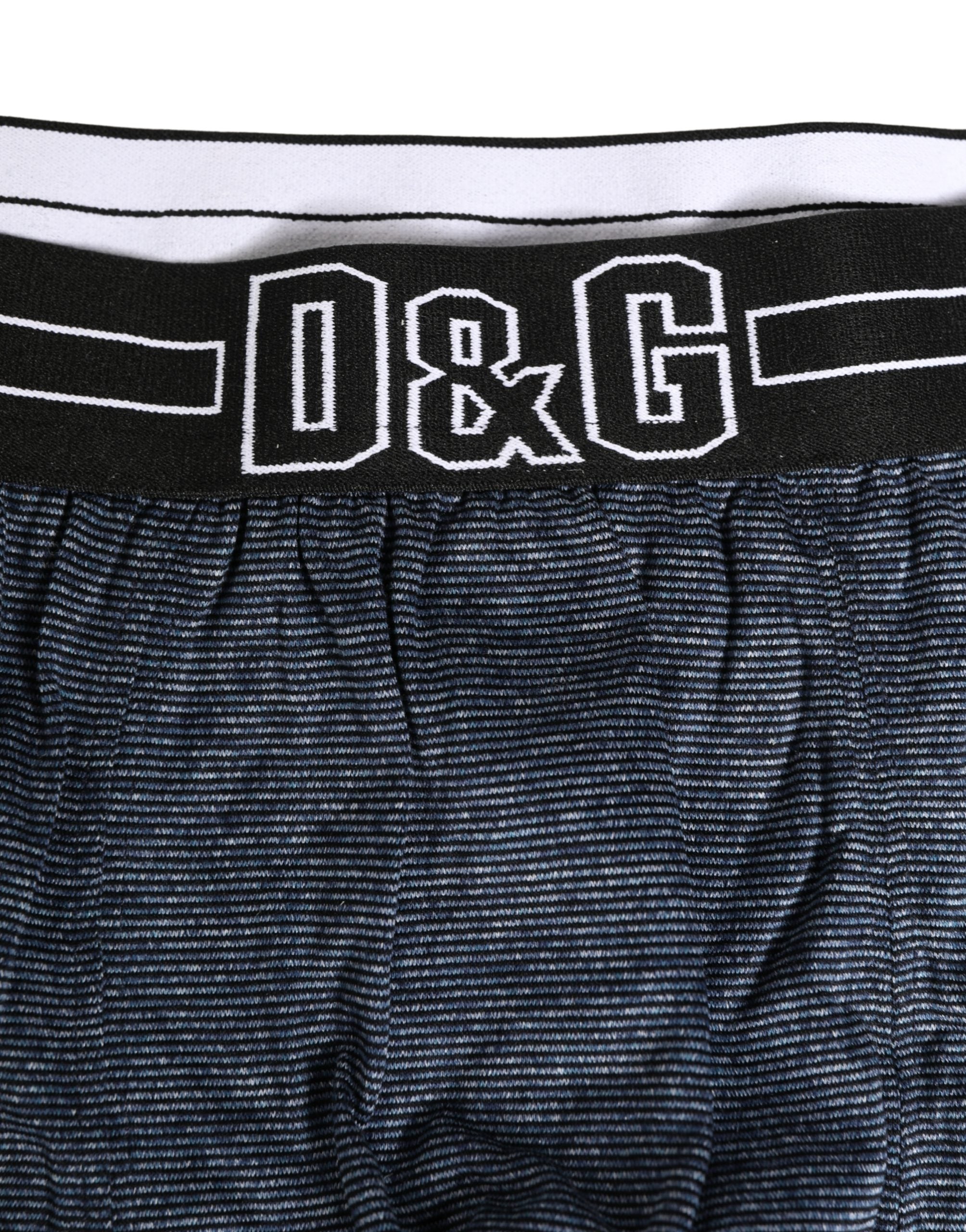 Dolce & Gabbana 100% Cotton Regular Boxer in Dark Blue