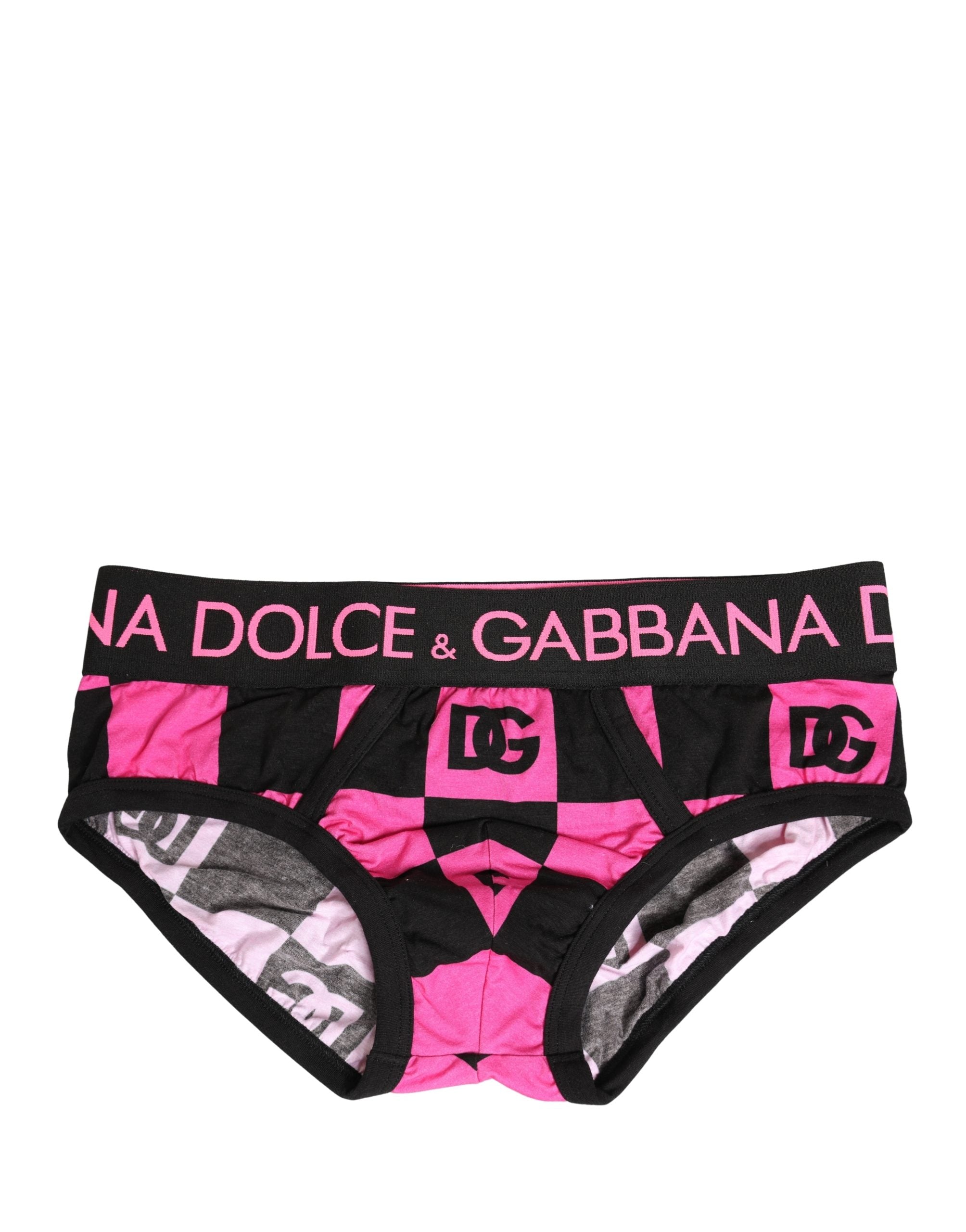 Dolce & Gabbana Brando Brief in Black and Pink