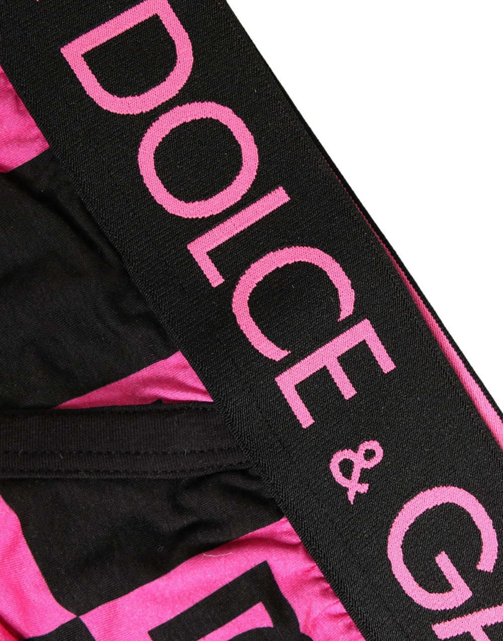 Dolce & Gabbana Brando Brief in Black and Pink