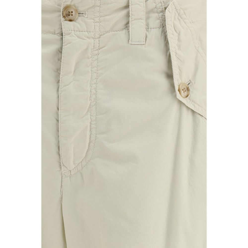 Dolce & Gabbana Cotton Casual Trousers in Beige
