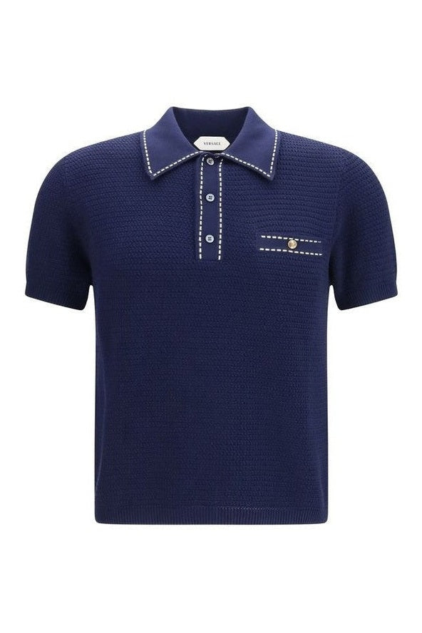 Versace Cotton Polo Shirt Medusa