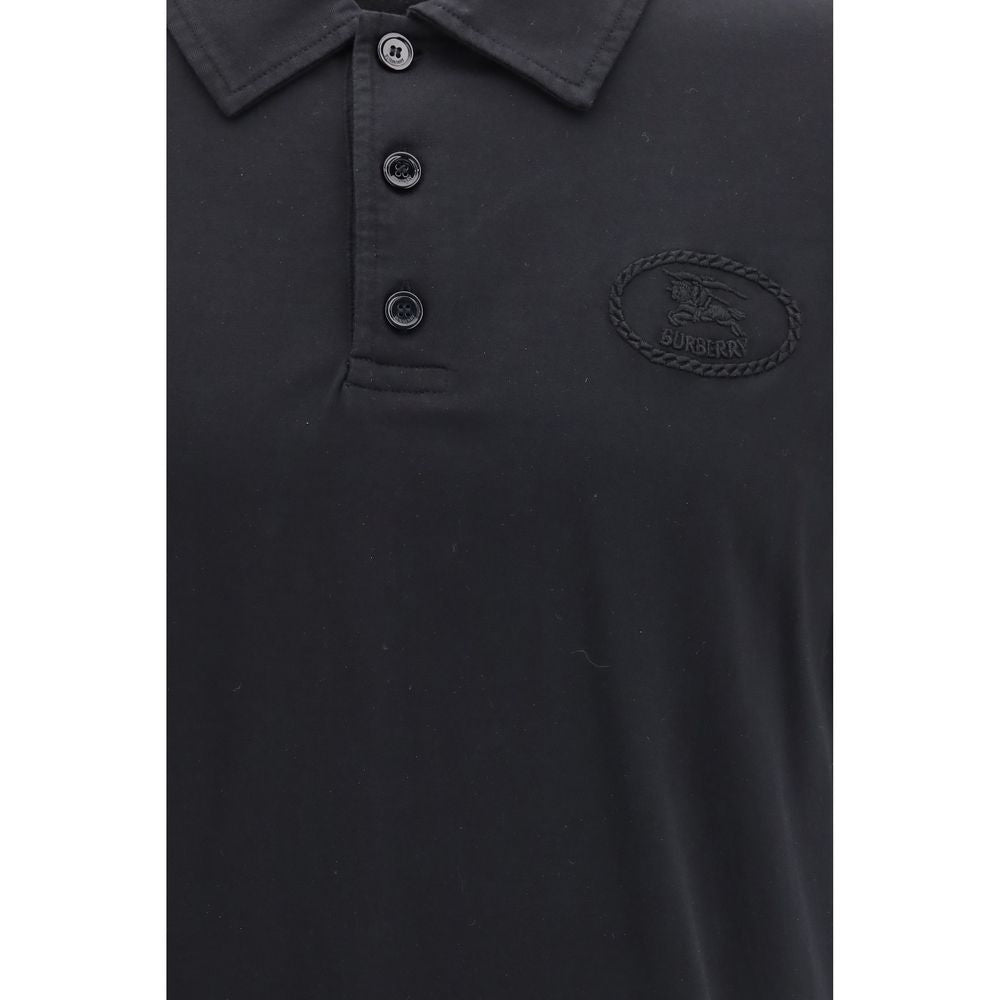 Burberry Egyptian Cotton Piqué Polo Shirt in Blue