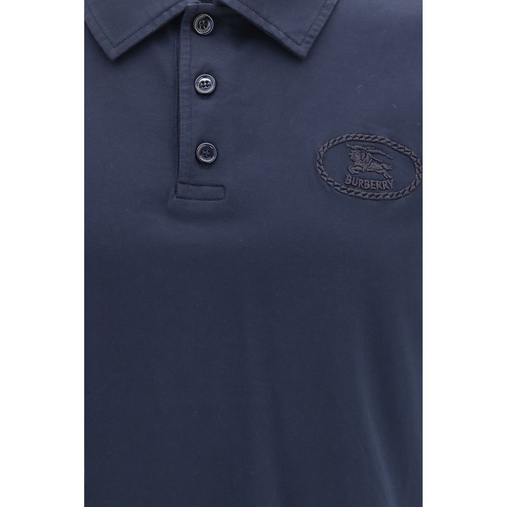 Burberry Βαμβακερό Polo από 100% Πικέ σε Μπλε