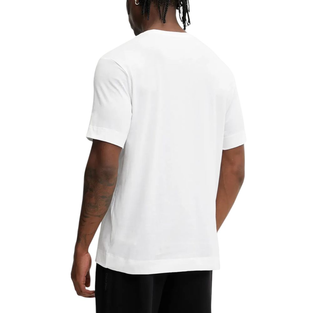 Calvin Klein Sport Λευκό Βαμβακερό T-Shirt