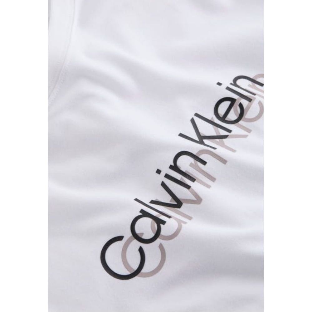 Calvin Klein Sport Λευκό Βαμβακερό T-Shirt