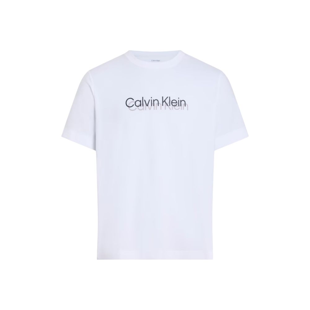 Calvin Klein Sport Λευκό Βαμβακερό T-Shirt