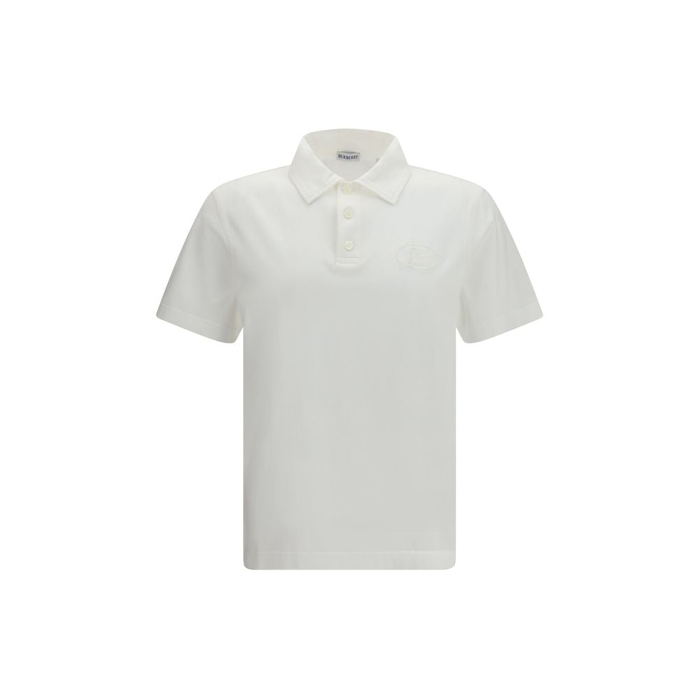 Burberry Cotton Piqué Polo Shirt in White