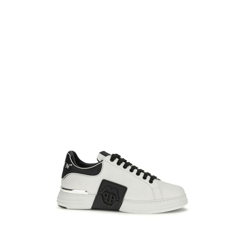 Philipp Plein Phantom Low-Top Calf Leather Sneakers