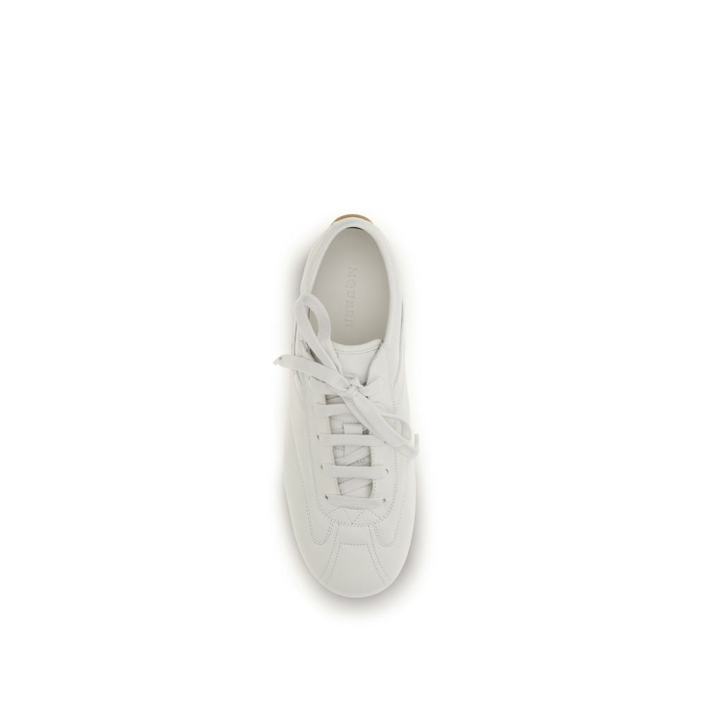 Alexander McQueen Sneakers Low Boxer από Δέρμα Μοσχαριού σε Λευκό