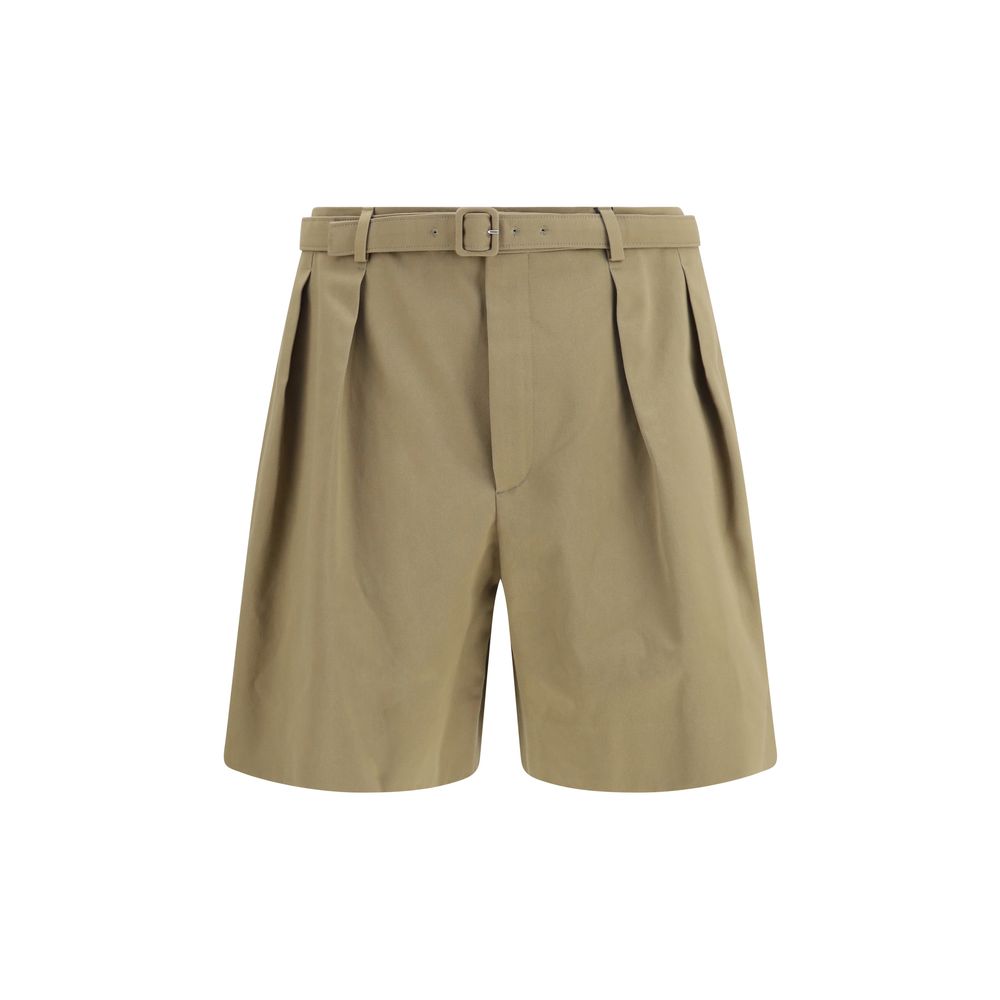 Saint Laurent Βαμβακερά Bermuda Shorts σε Μπεζ