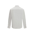 Valentino White Cotton Oxford Dress Shirt