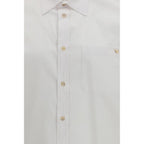 Valentino White Cotton Oxford Dress Shirt