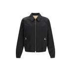 Black Cotton Bomber mens luxury fashion - Mens Edit