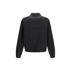 Valentino Black Cotton Bomber Jacket