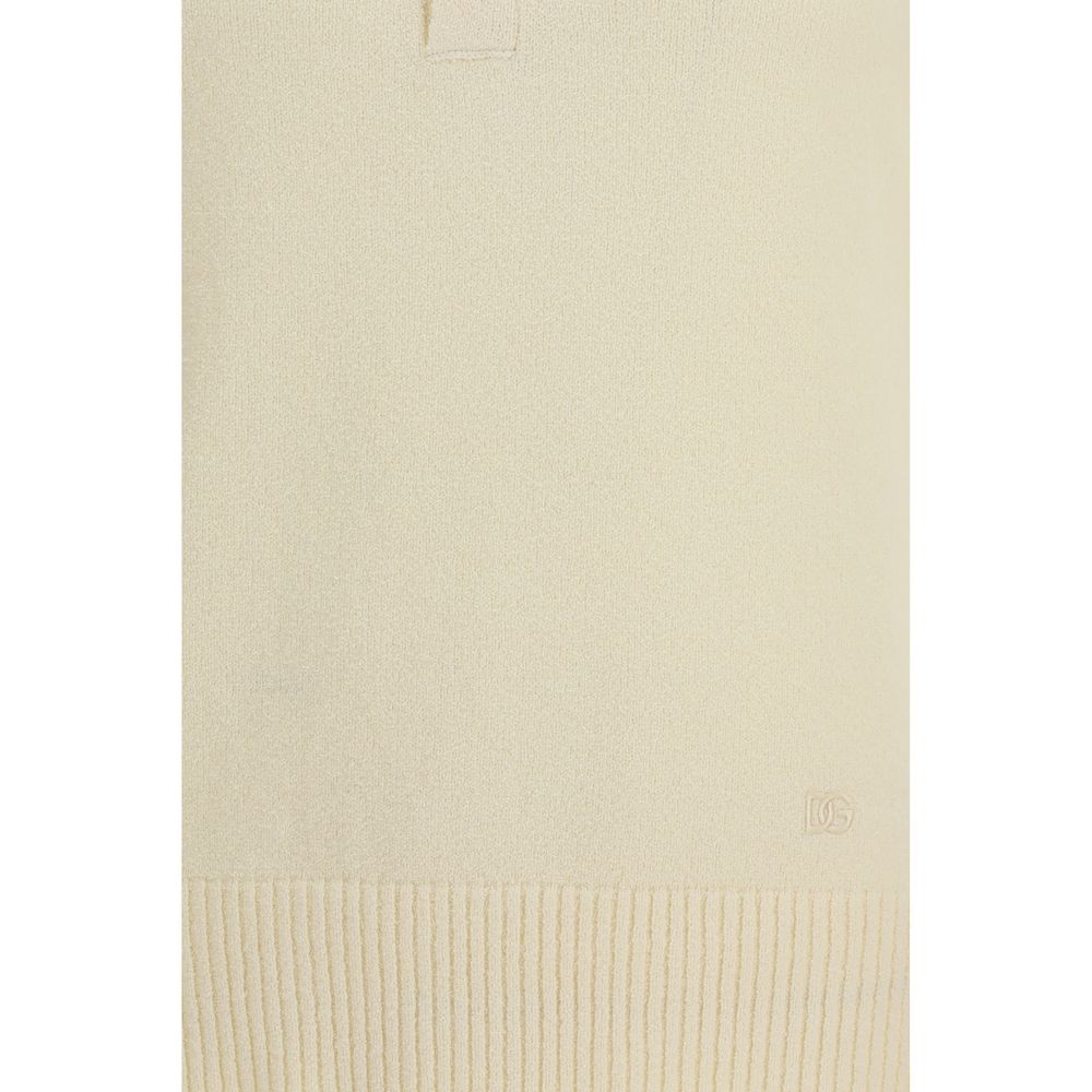 Dolce & Gabbana Cotton Polo Shirt in Beige