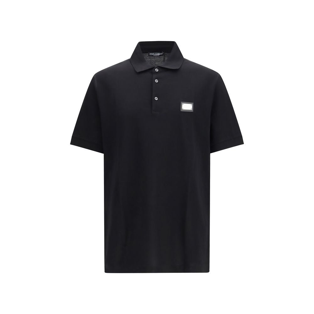 Black Cotton Polo Shirt mens luxury fashion - Mens Edit