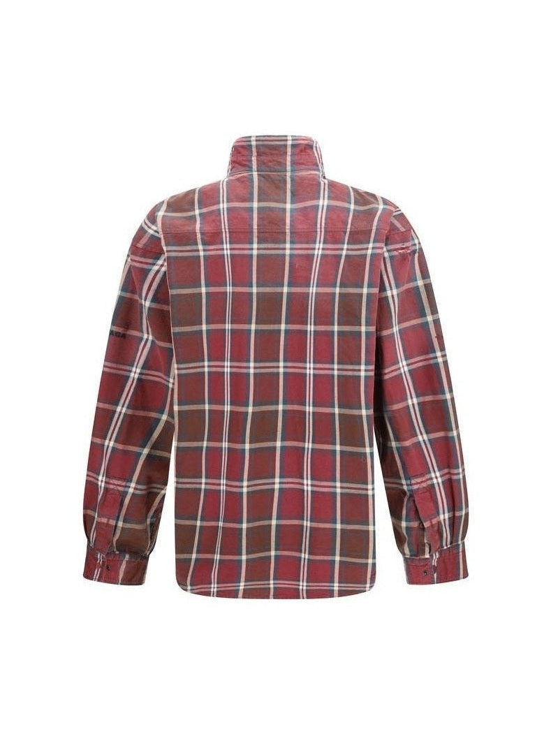 Balenciaga Shirt Polyester Checkered