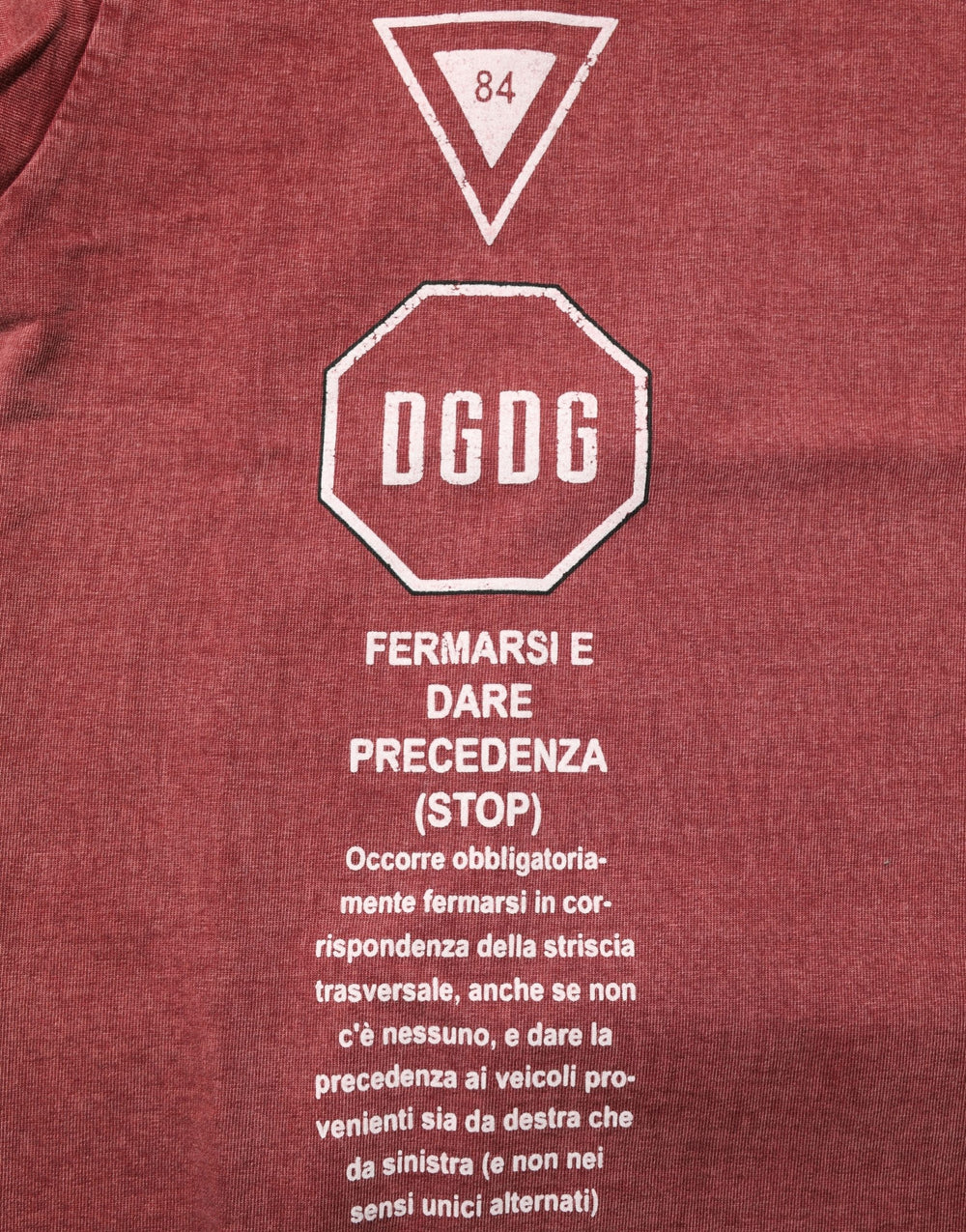 Dolce & Gabbana Cotton T-shirt in Maroon
