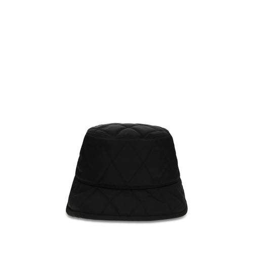 Burberry Quilted Bucket Hat in Black