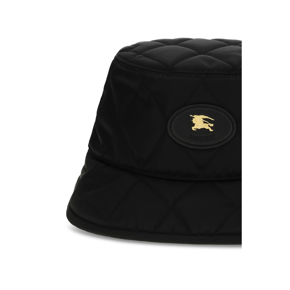 Καπιτονέ Bucket Hat Burberry σε Μαύρο