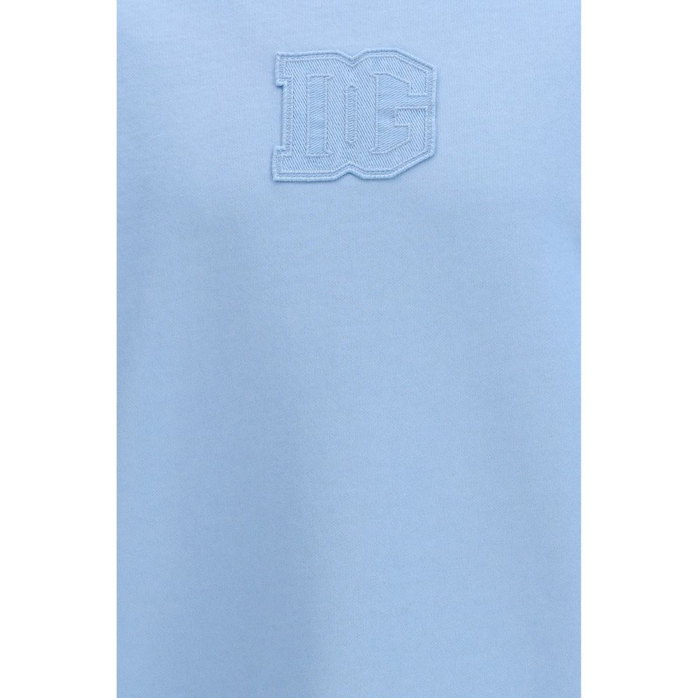 Dolce & Gabbana 100% Cotton Sweatshirt in Blue
