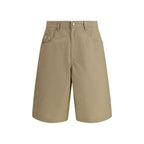 Moschino Cotton Bermuda Shorts in Beige