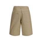 Moschino Cotton Bermuda Shorts in Beige