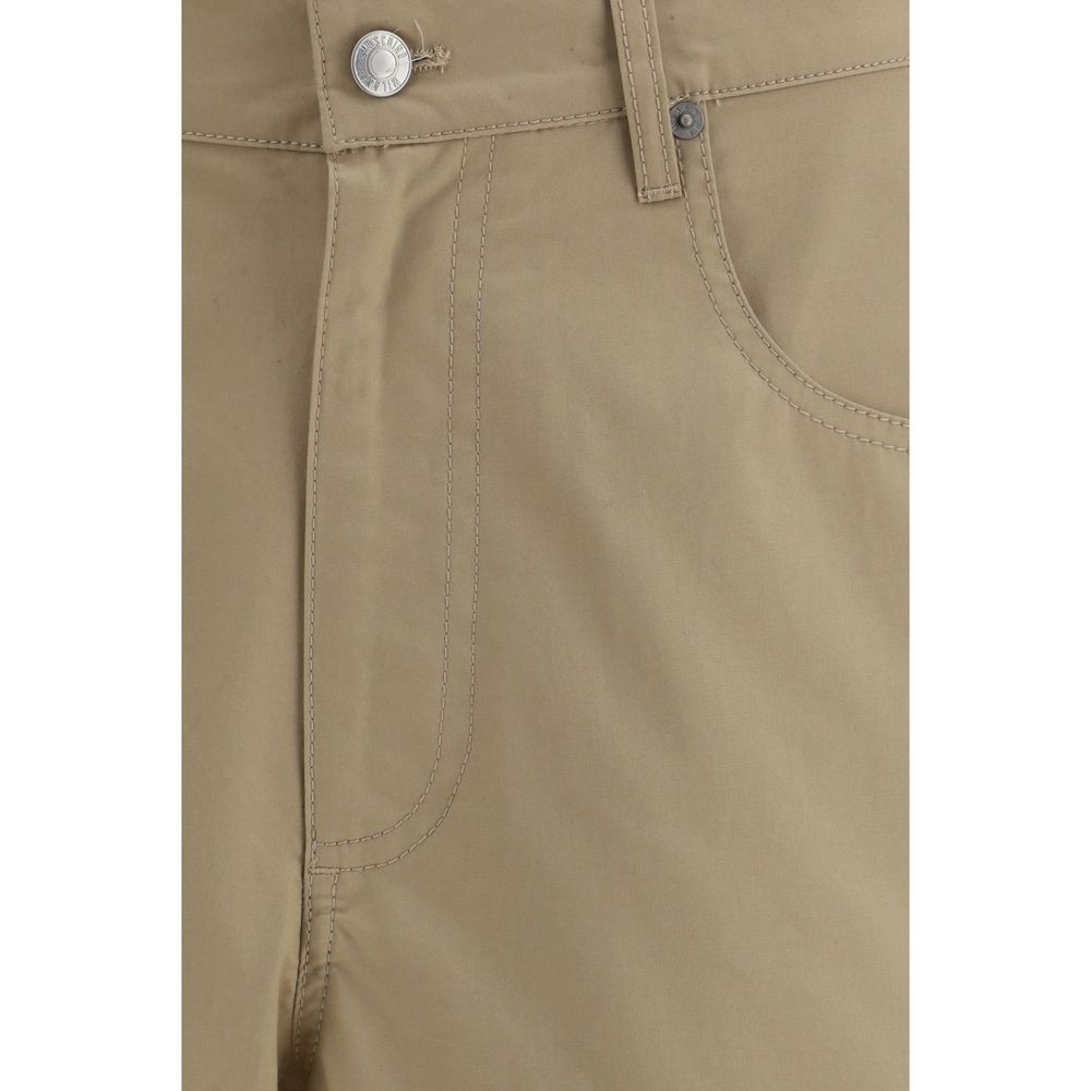 Moschino Cotton Bermuda Shorts in Beige