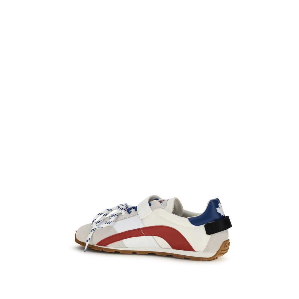 Dsquared² Calf Leather Sneakers in Multicolor