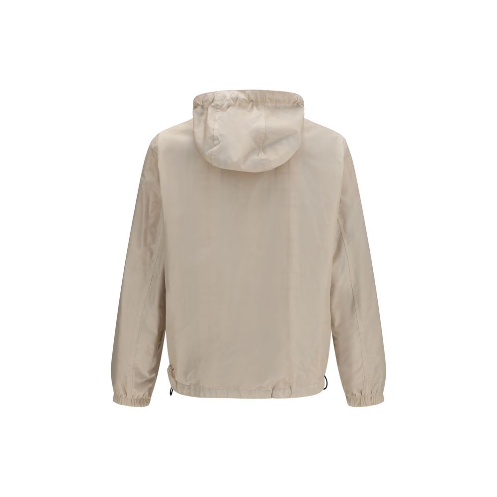 Burberry Reversible Hooded Jacket in Beige