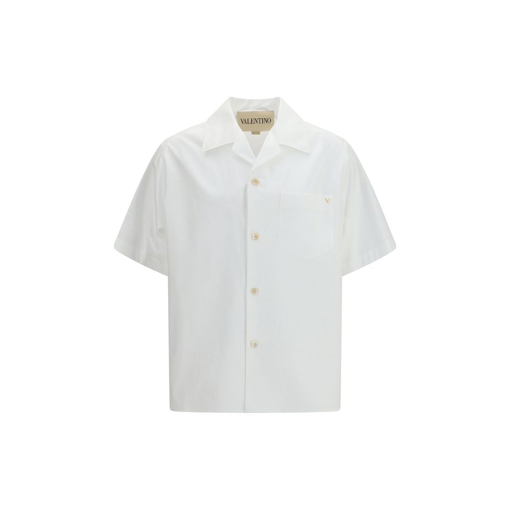 Valentino Cotton Poplin Bowling Shirt