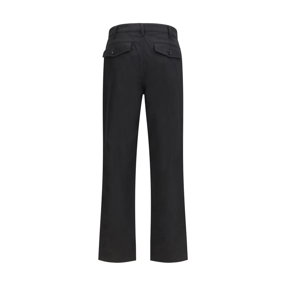 Burberry Βαμβακερό Παντελόνι Chino σε Μαύρο