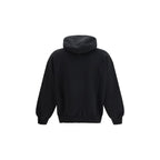 Balenciaga Messy Spray Cotton Fleece Hoodie