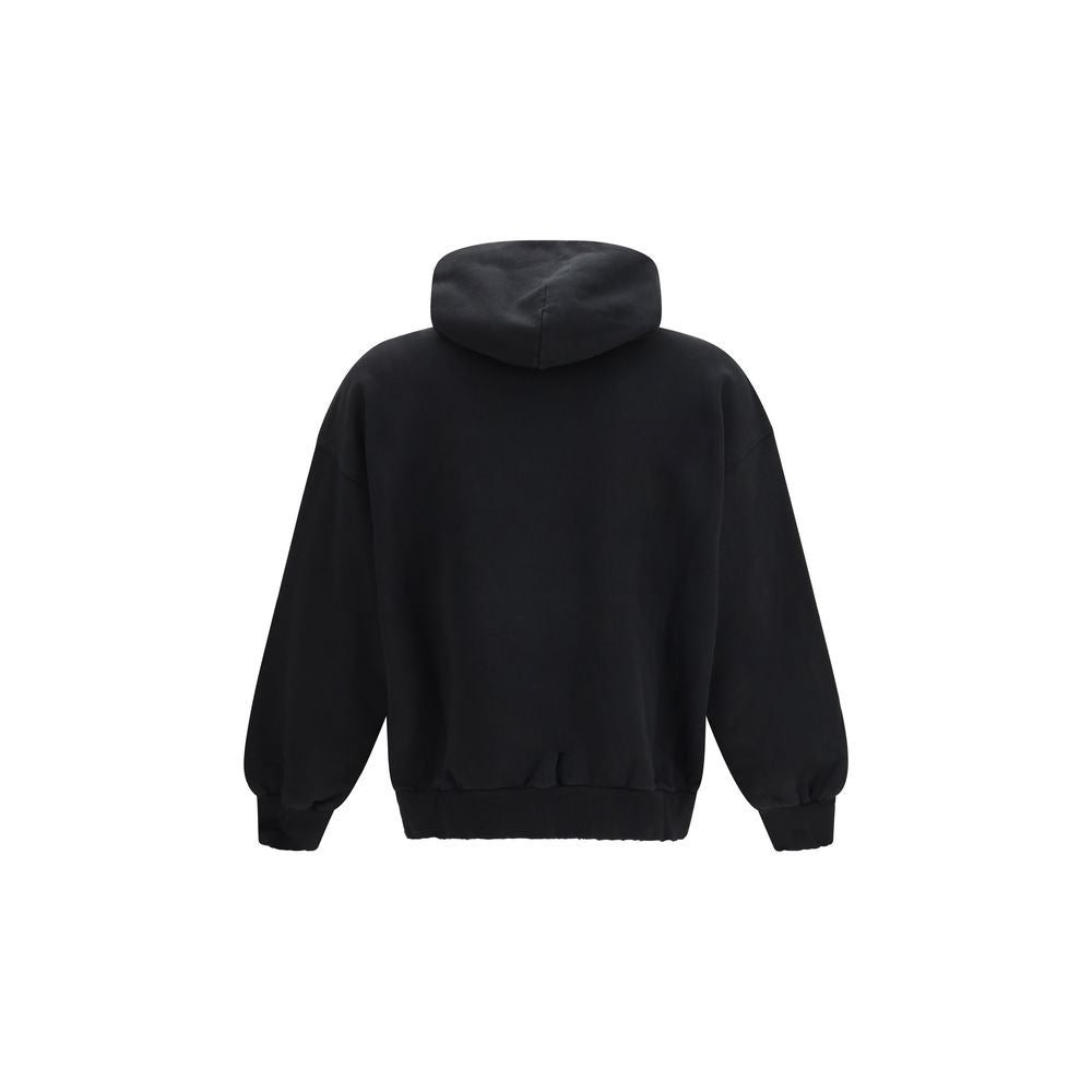 Balenciaga Messy Spray Cotton Fleece Hoodie