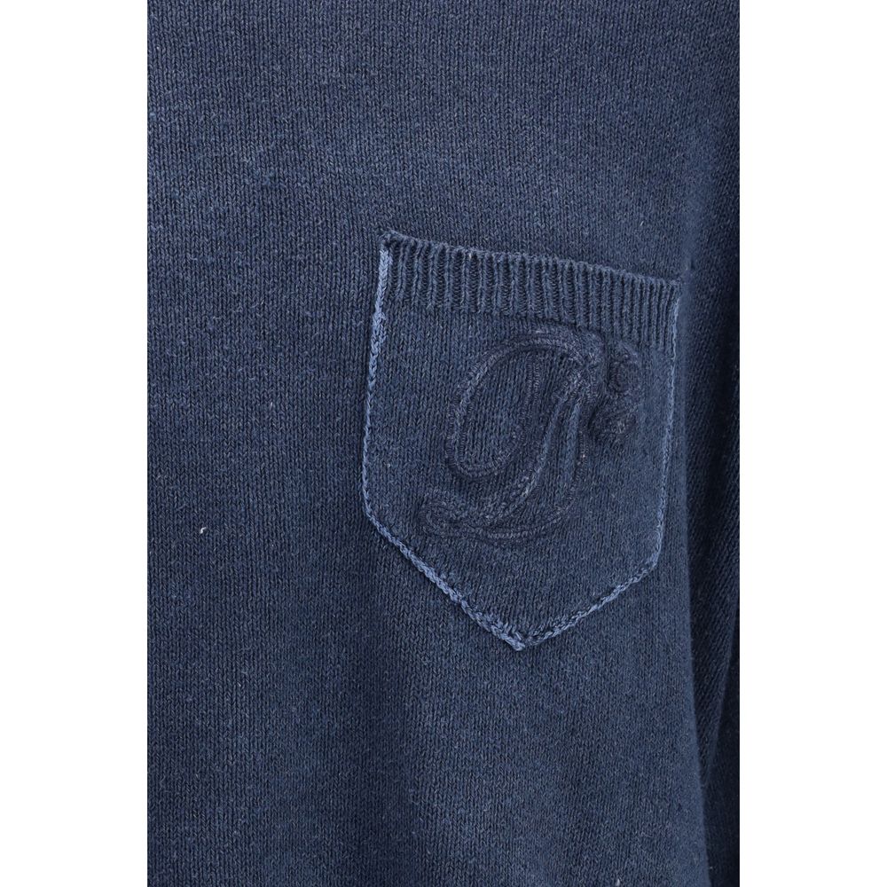 Dsquared² Cotton-Blend Sweatshirt in Blue