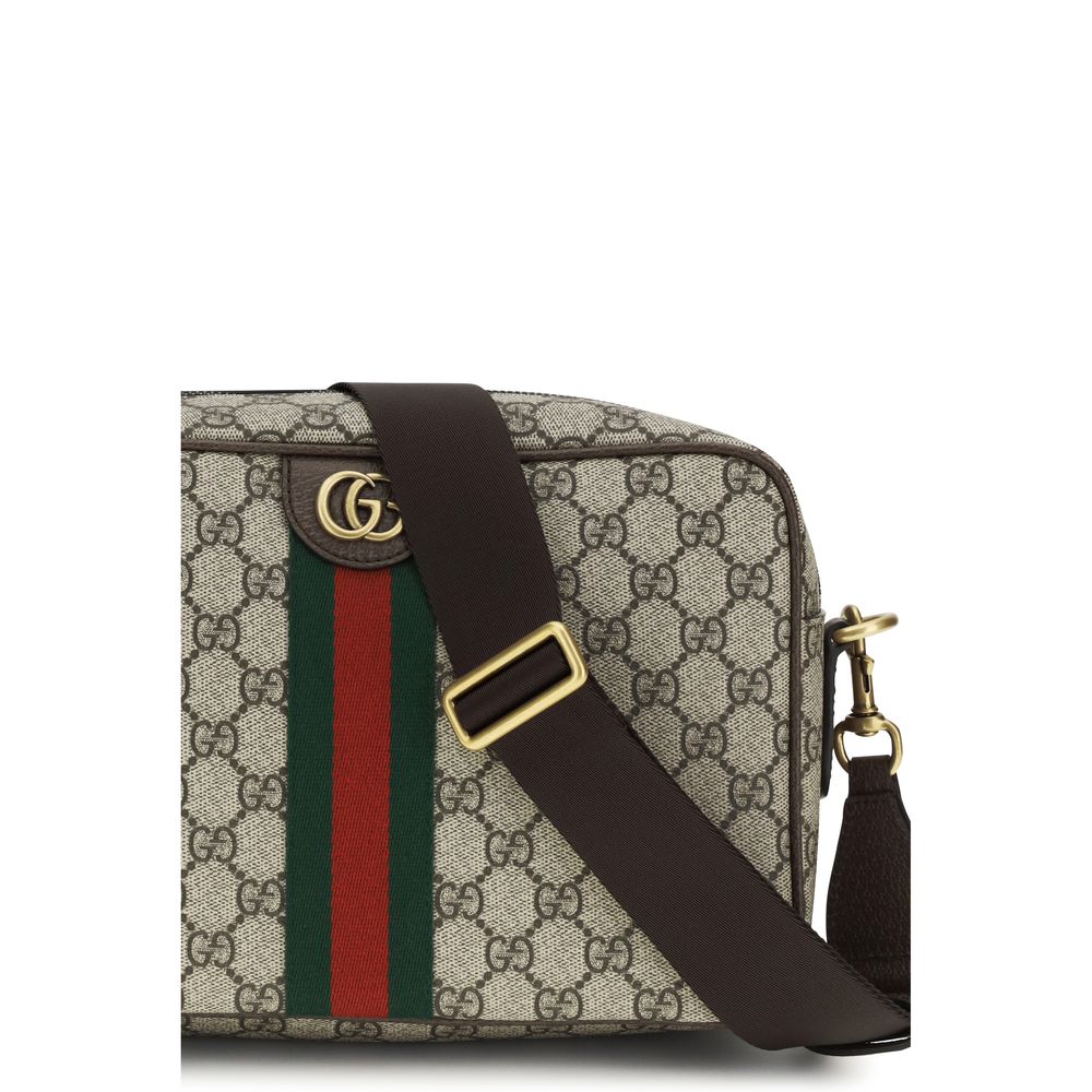 Gucci Shoulder Bag από GG Canvas σε Μπεζ